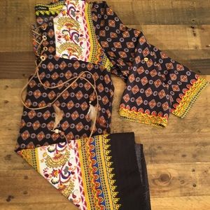 Boutique boho dress. Never been worn.